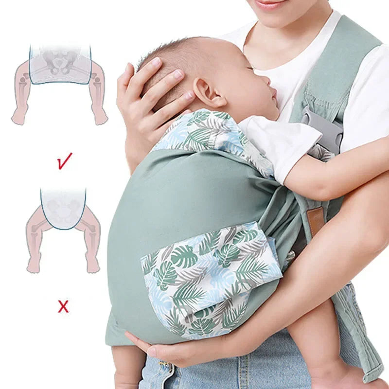 Écharpe de portage bébé — porte-bébé physiologique respirant 0-36 mois