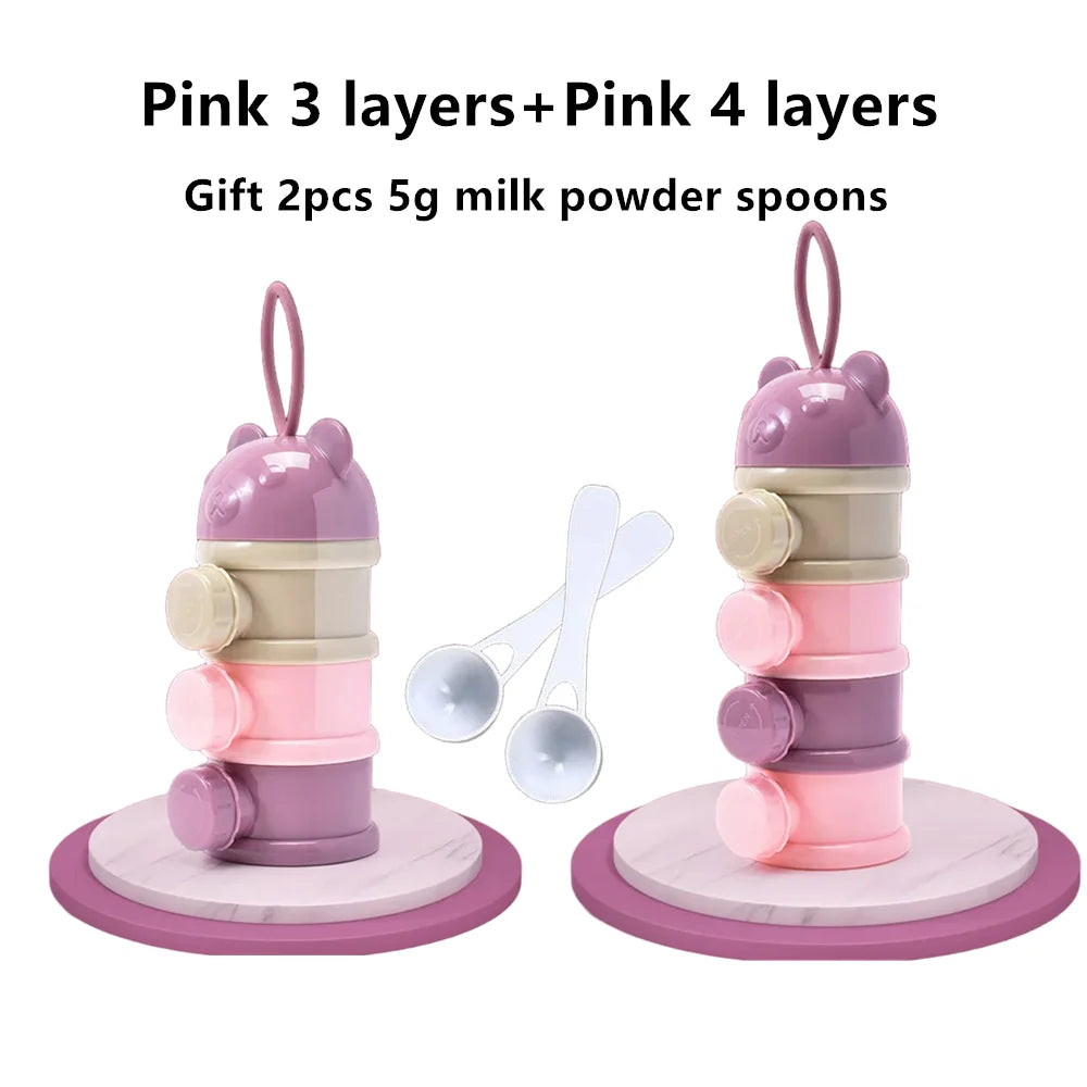 Boîte doseuse de lait bébé — distributeur portable